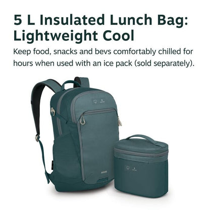 Osprey Axis x Hydro Flask Backpack and Insulated Lunch Bag Bundle - US 0196