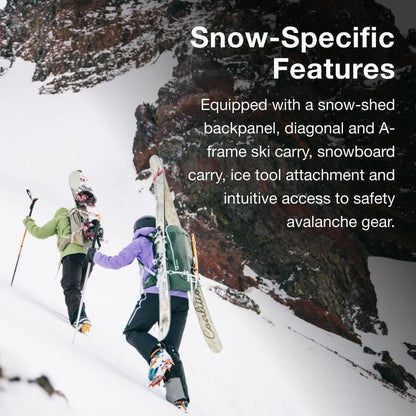 Sopris 25L Ski & Snowboard Backpack - US 9907